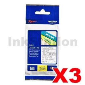 Brother TZe-135 Laminated Tape 12mm x 8m (3 Pack)