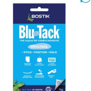 Bostik Blu Tack Removable Adhesive 75g