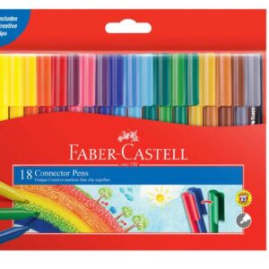 Faber-Castell Connector Pens 18 Pack (OW)