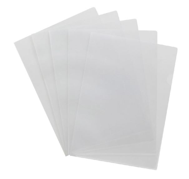 A4 Letter Files Clear 50 Pack (OW)