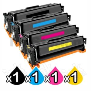 4 Pack HP W2180X-W2183X (218X) Compatible High Yield Toner Cartridges Combo [1BK,1C,1M,1Y]