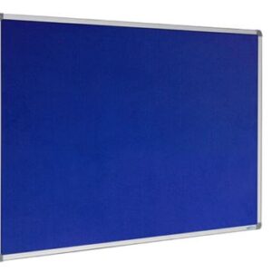 Visionchart Corporate Felt Pinboard 1200 x 900mm - Royal Blue