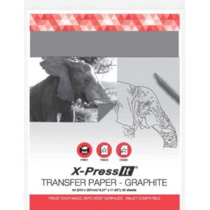 X-Press It A4 Transfer Paper Graphite 20 Pack