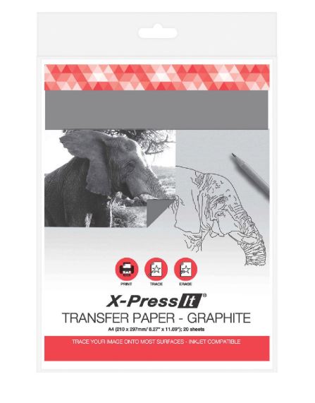 X-Press It A4 Transfer Paper Graphite 20 Pack